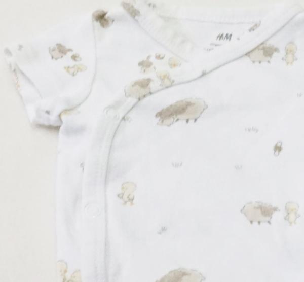 Kurzarmbody Gr. 56 von H&M (1054)